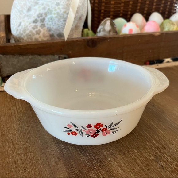 Fire King Other - Vintage Pyrex Fire-King Primrose 1 Pint Casserole Dish